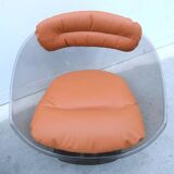 Pair of “Apollo” armchairs by Team TILLBERG for OVERMAN in plexiglass, 1970