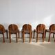 Ensemble de 5 chaises à manger dans le style de Rainer Daumiller
