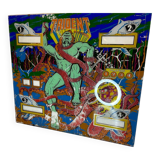 Backglass pinball machine trident stern