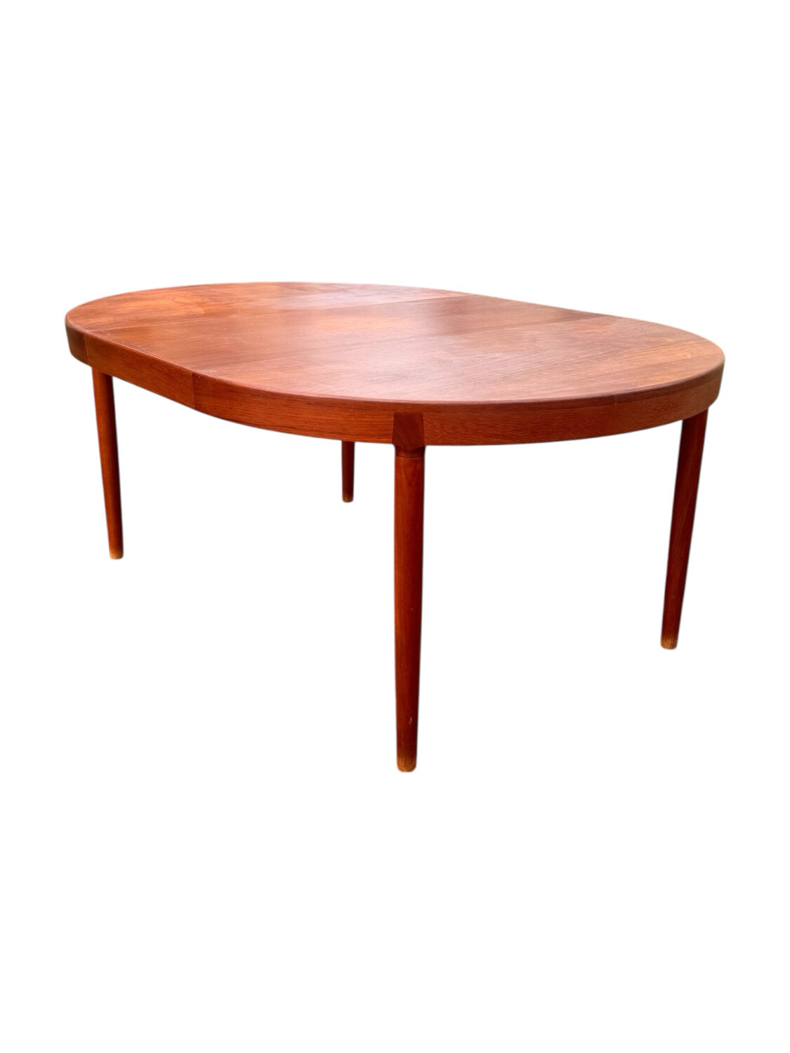 Scandinavian table in teak, design by Harry Ostergaard.