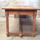 Old solid wood dining table