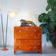 1950s Art Deco chest of drawers, oak