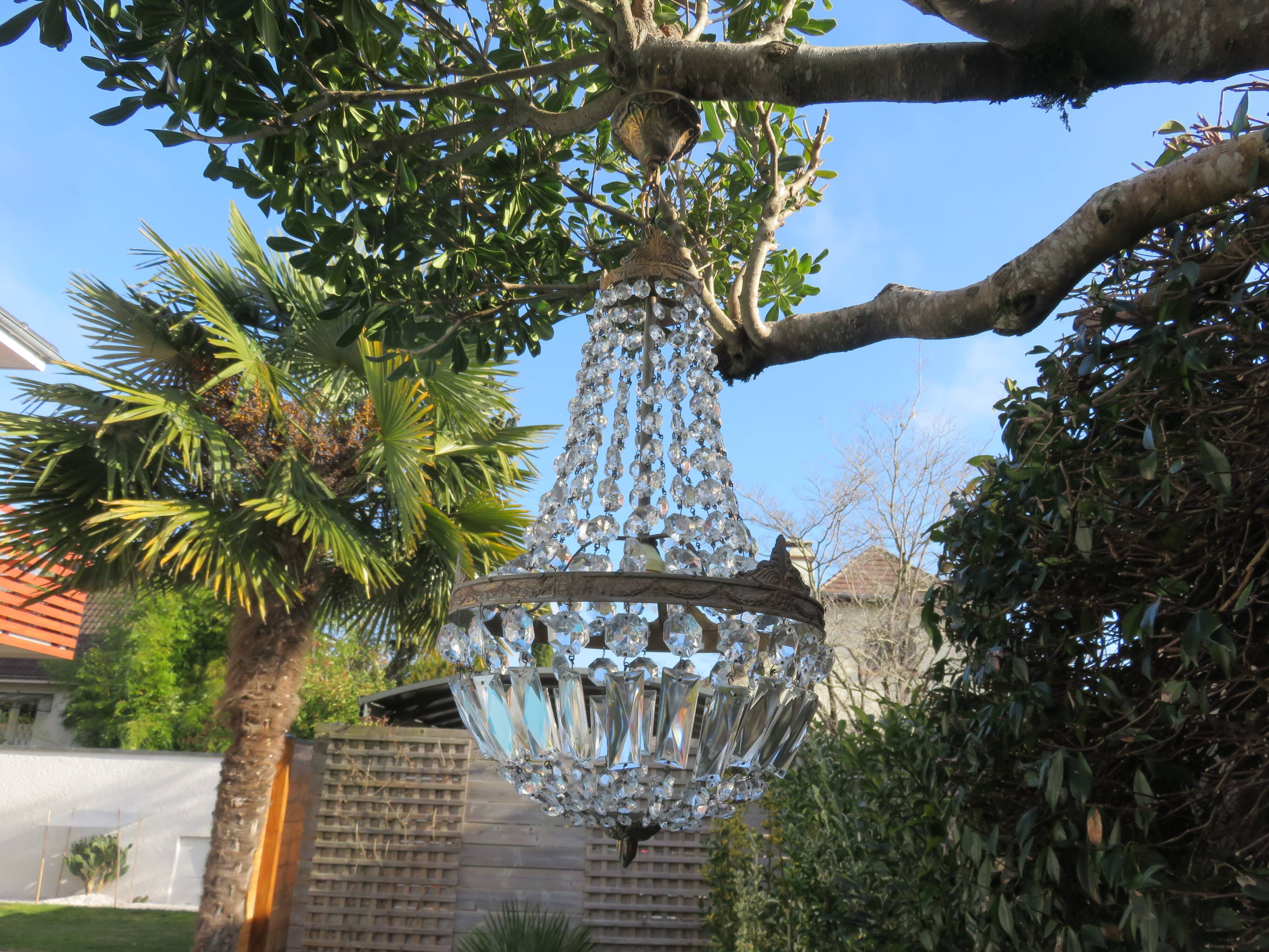 Hot air balloon chandelier with taste buds. 60s