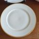 6 Villedieu porcelain dessert plates