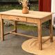 Antique farmhouse table with 1 drawer - 6 people
