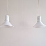 Set of 2 small 'Apoteker' pendant lamps by Sidse Werner for Holmegaard, Denmark 1980's