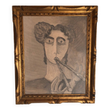 Painting on panel