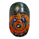 Handmade Mexican folklore mask made of clay and terracotta.