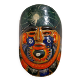 Handmade terracotta Mexican folk mask