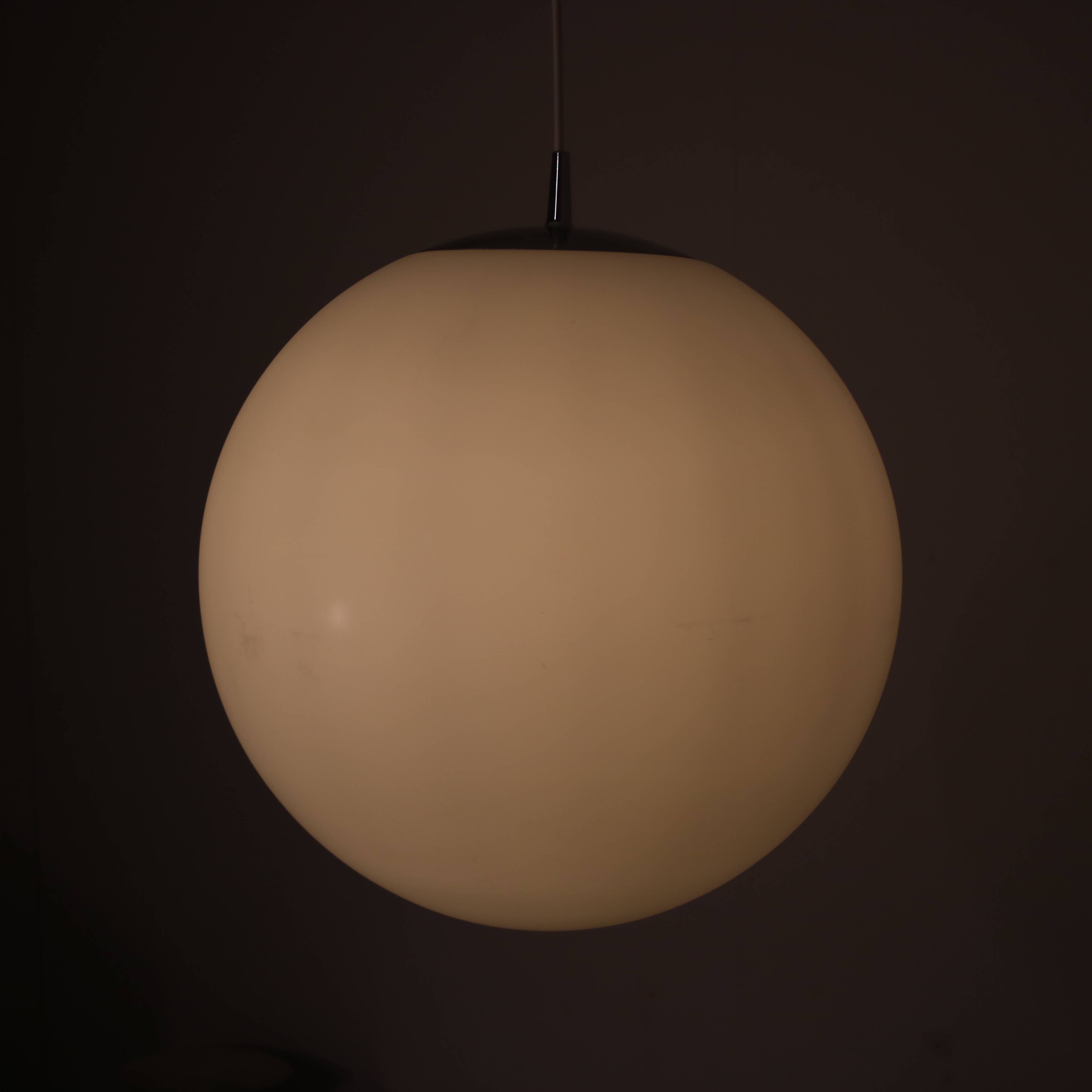 1960s Large round hanging lamp by Peill & Putzler, Germany