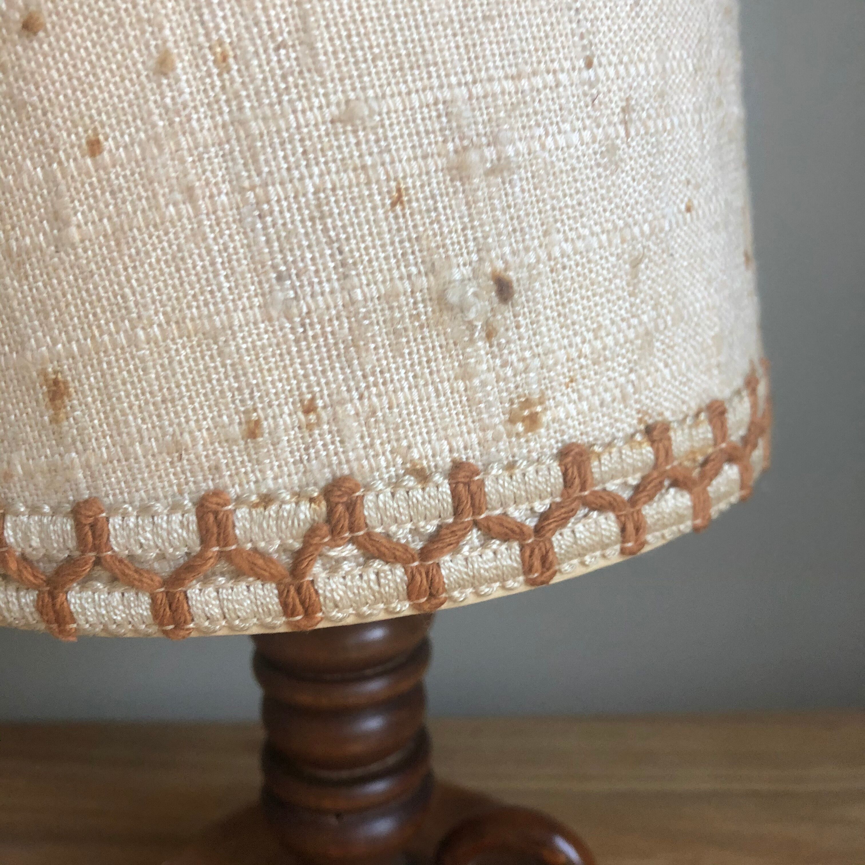 Vintage wooden lamp