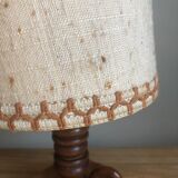 Lampe vintage en bois