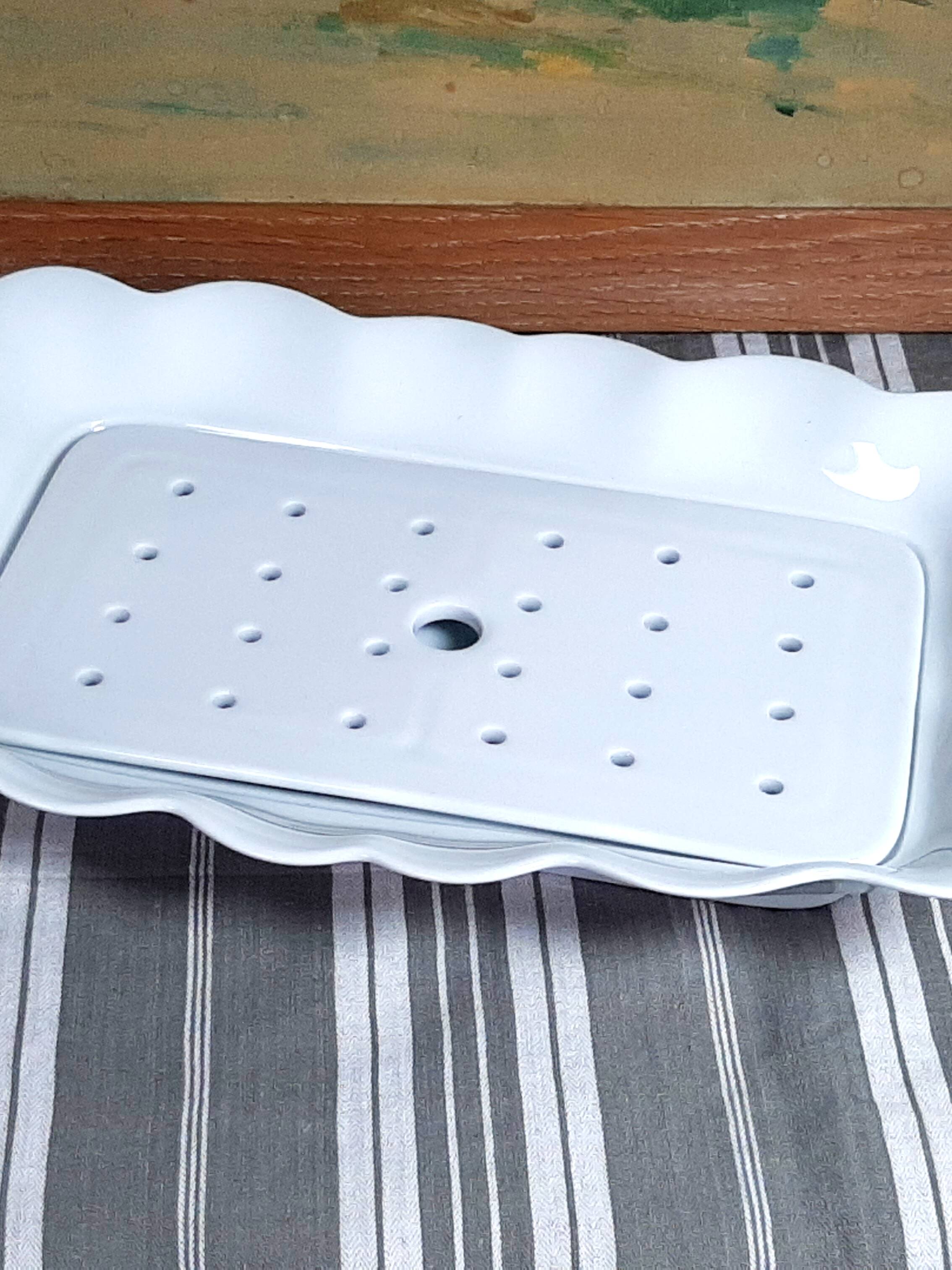 Limoges porcelain asparagus dish