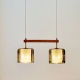 Mid-Century Scandinavian Glass Ceiling Light by C. Fagerlund for Orrefors