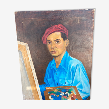 Portrait of a painter