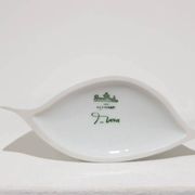 Vase parchment, white porcelain decorated, designed by J. van Loon, Rosenthal, Germany, 1980s.