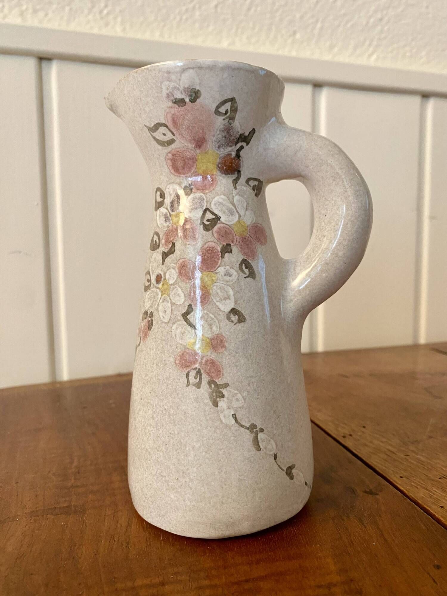 Ceramic pitcher, Poet Laval, Drôme, mid-20th century