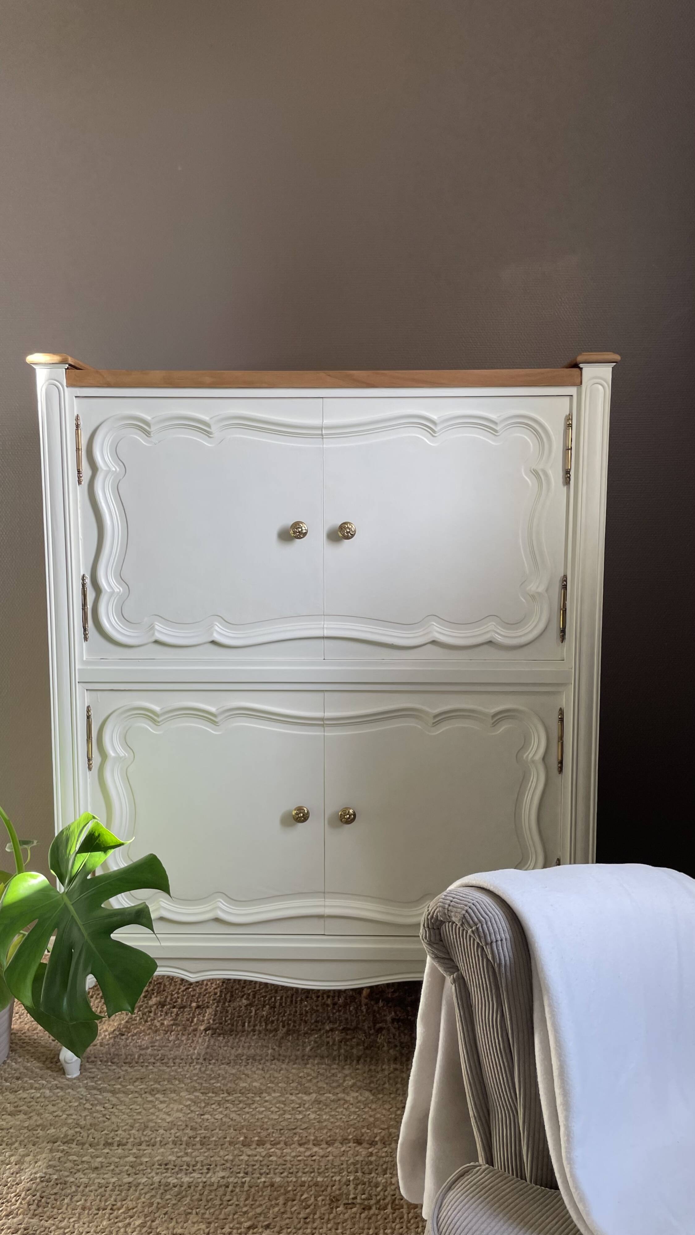 Vintage furniture in the Louis XV style.