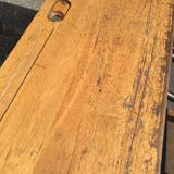 School desk vintage bench
