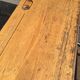 School desk vintage bench