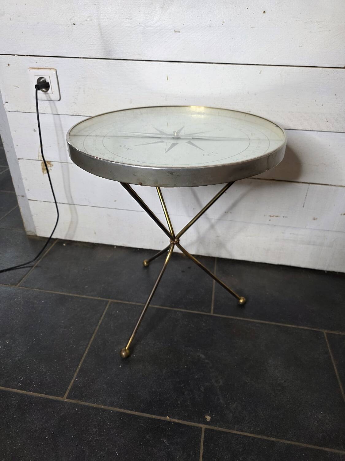 compass coffee table, 1960