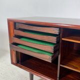 Danish palisander tambour sideboard by Arne Vodder