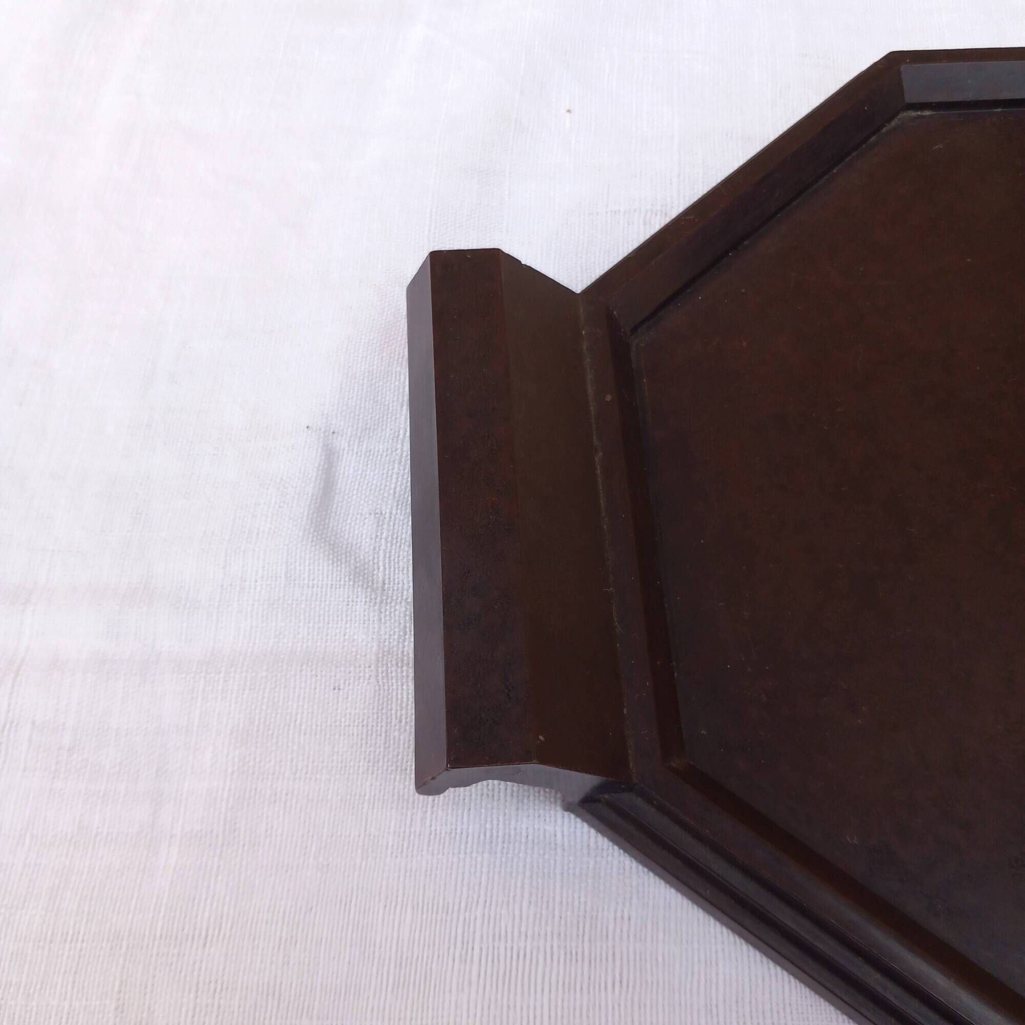 Plateau bakelite art déco