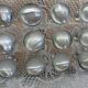 12 ice cream cups + stainless steel tray Guy Degrenne