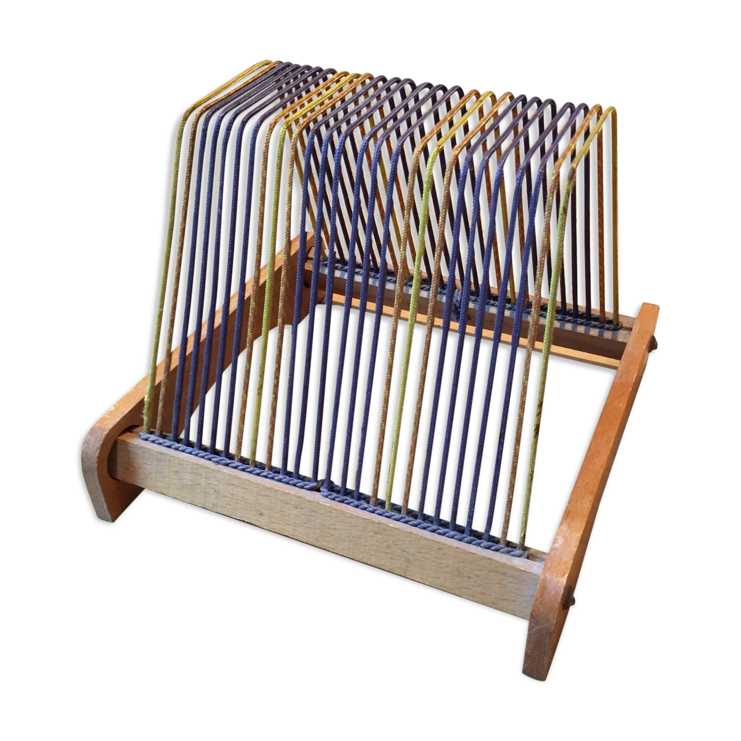 Door wood 60 - 70s vintage vinyl