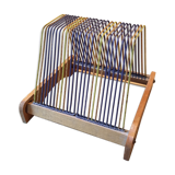 Door wood 60 - 70s vintage vinyl