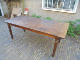 Antique old wooden table