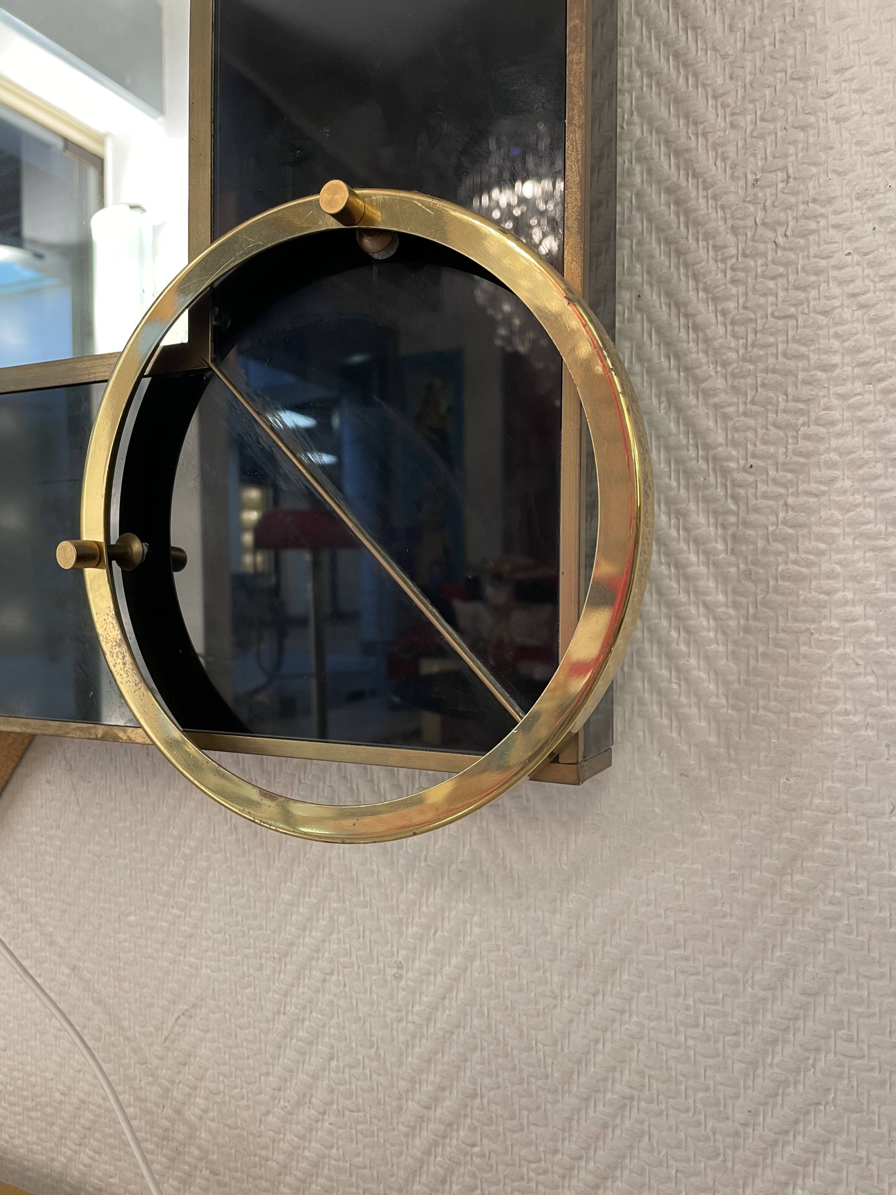 Large Italian mirror from the 70s