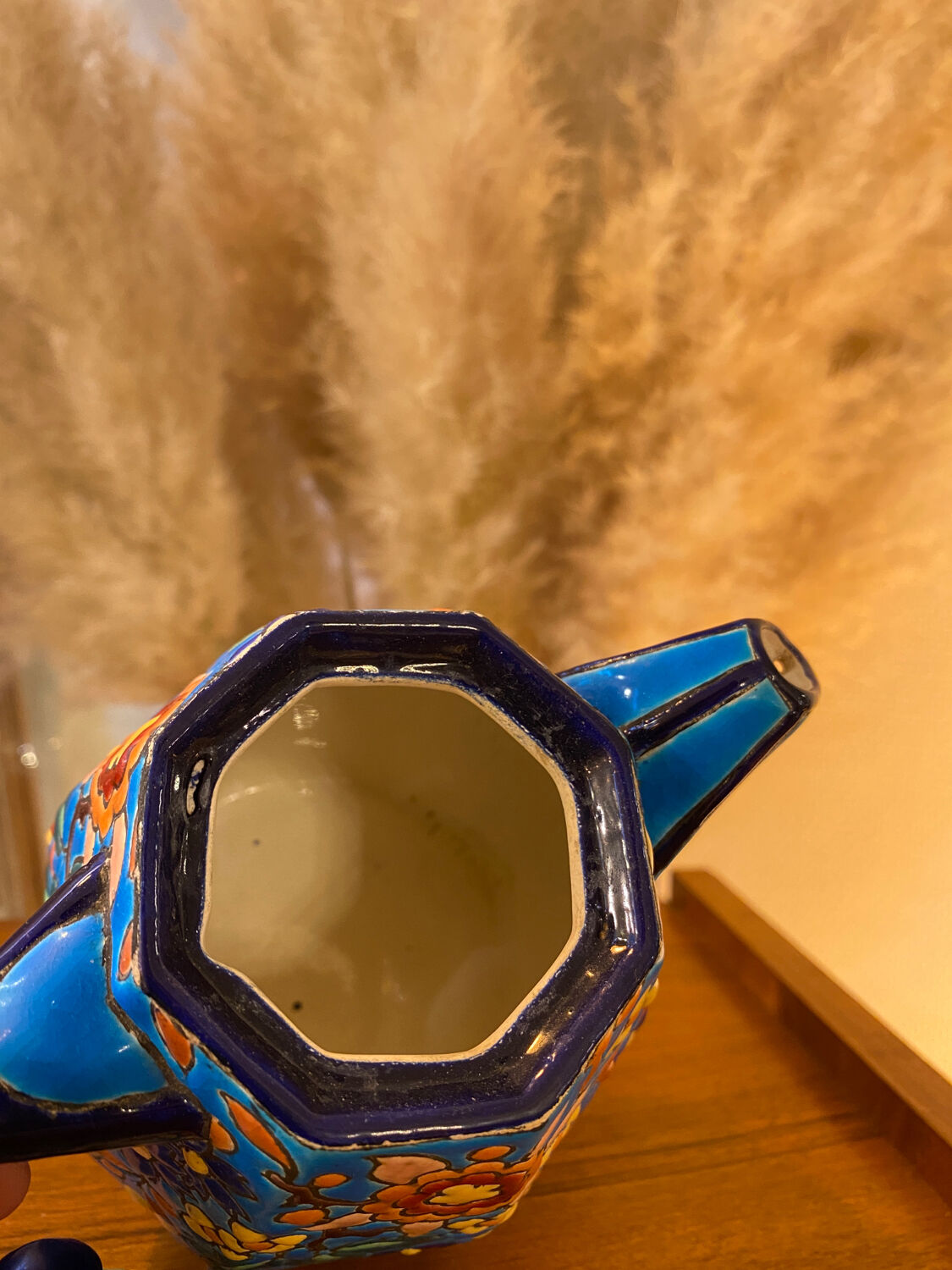 Coffee maker / pourer enamels of Longwy
