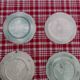 set of 4 plates splashes autumn