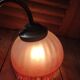 Corole wall lamp frosted pink glass gilded metal support varnish dp 122291