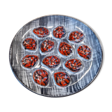 Oyster display dish, Pornic earthenware