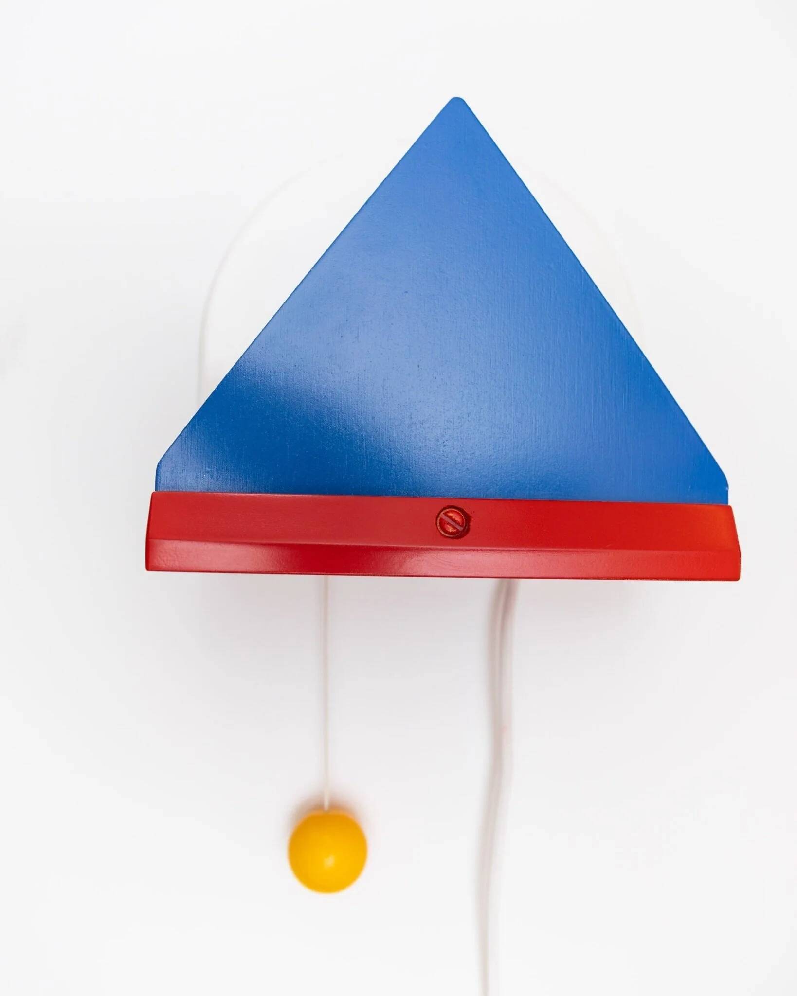 Set de lampes murales Stoja multicolores de style Memphis en métal peint par IKEA x Sottsass, années 1980.