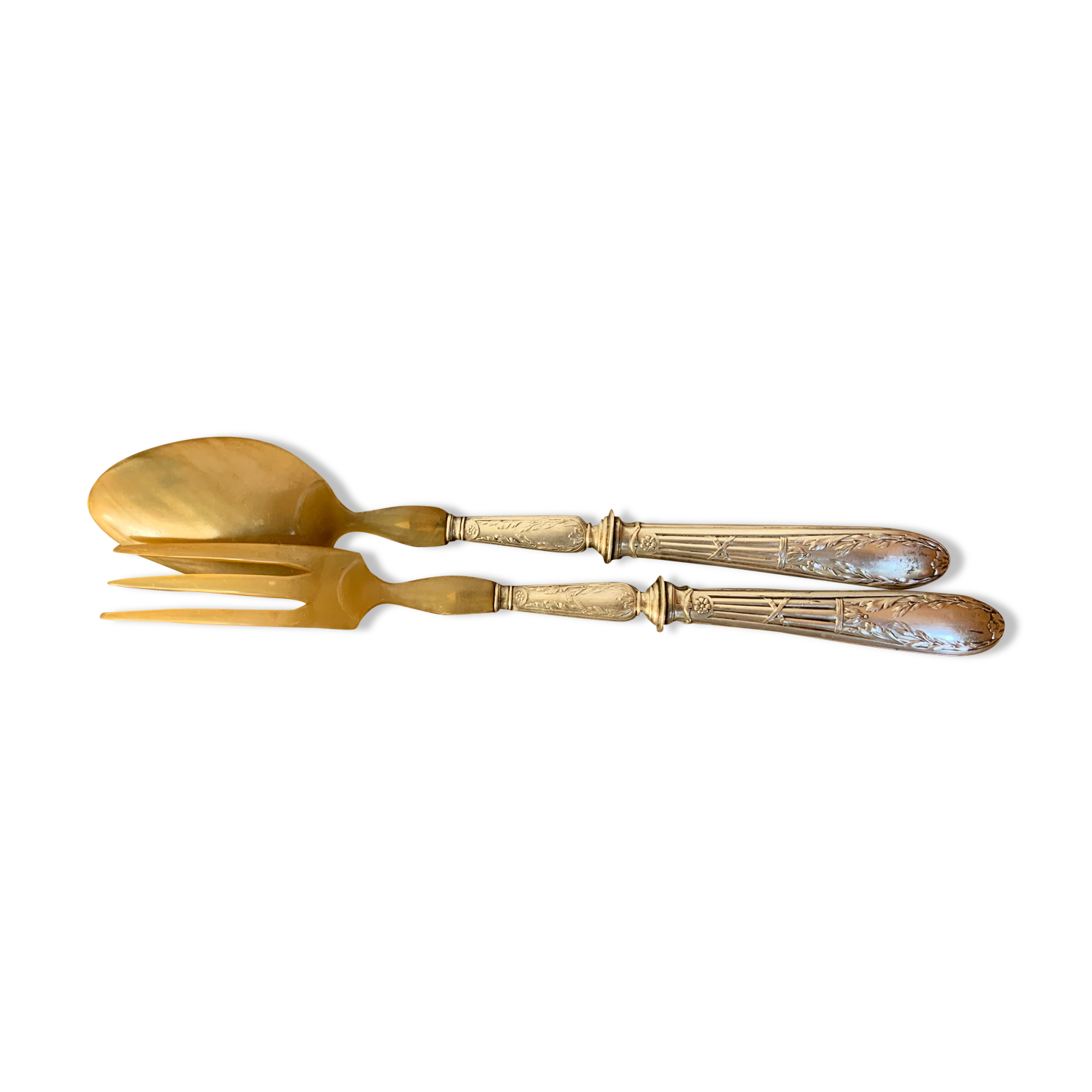 Selency salad cutlery x Monoprix Croisé Laroche