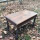 Louis XIII twisted farm table / Turned wooden desk