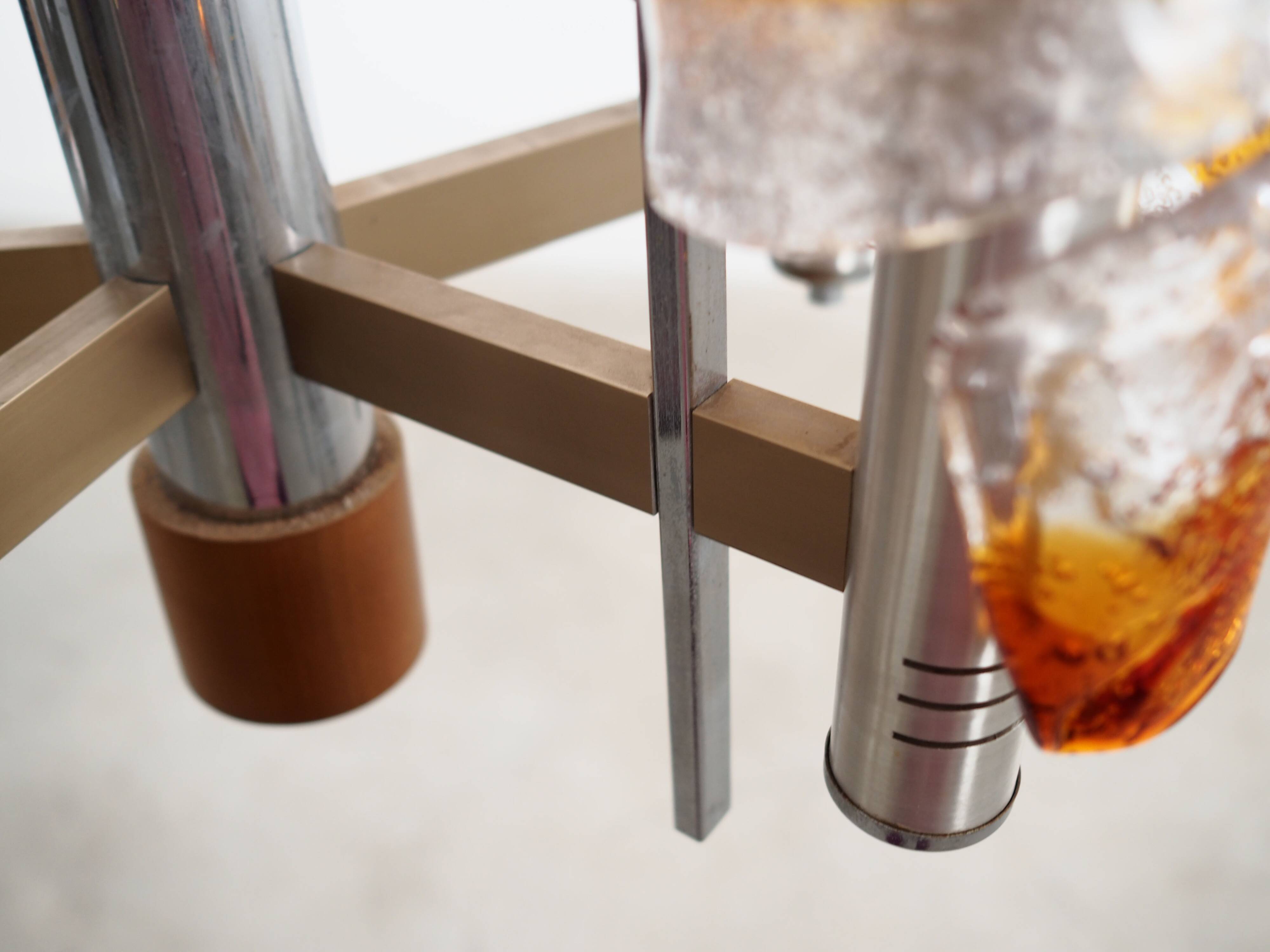 Pendant lamp, Murano glass, Italian design, 1970s, production: Italy