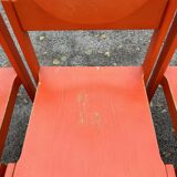 Oak stacking chair, 1970s