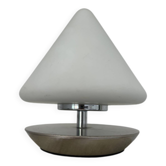 Lampe pyramidale en opaline vintage XXe