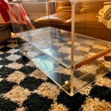 1970s Plexiglass coffee table
