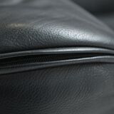 Bull sofa in grey leather by Gianfranco Frattini for Cassina 1987