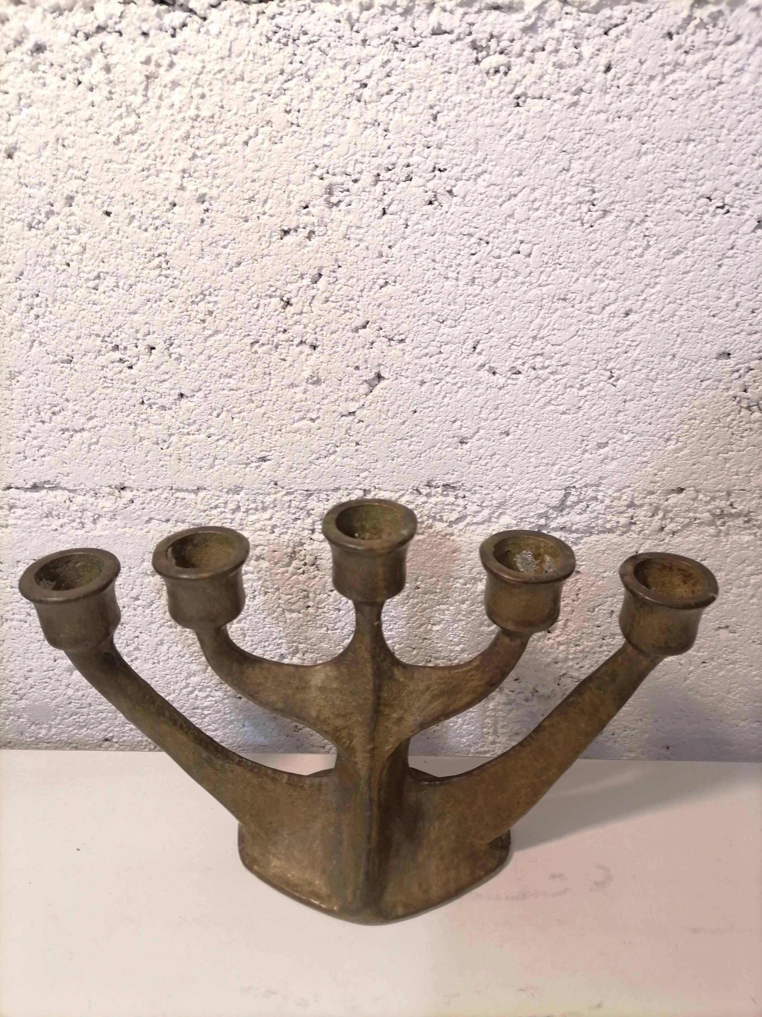 Bronze chandelier 1960