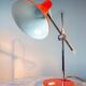 Lampe trompette articulée 1970