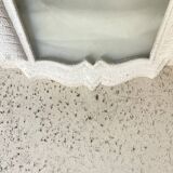 "Arlus" wall light in Art Deco style made of plaster and smoked glass.