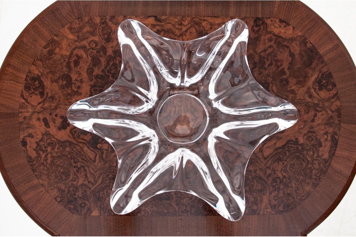 Platter artistic glass, 1970s