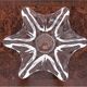 Platter artistic glass, 1970s