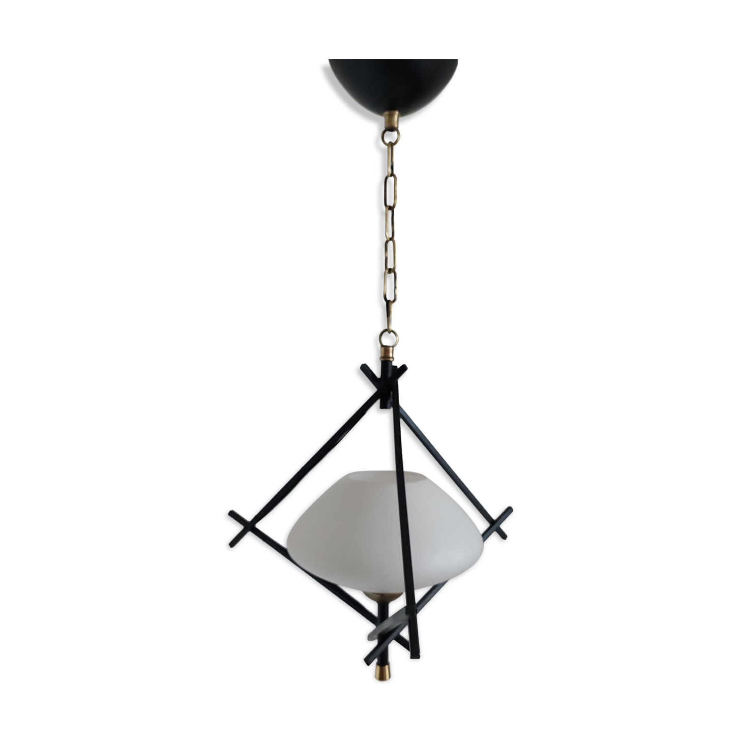 Arlus cage chandelier 60's